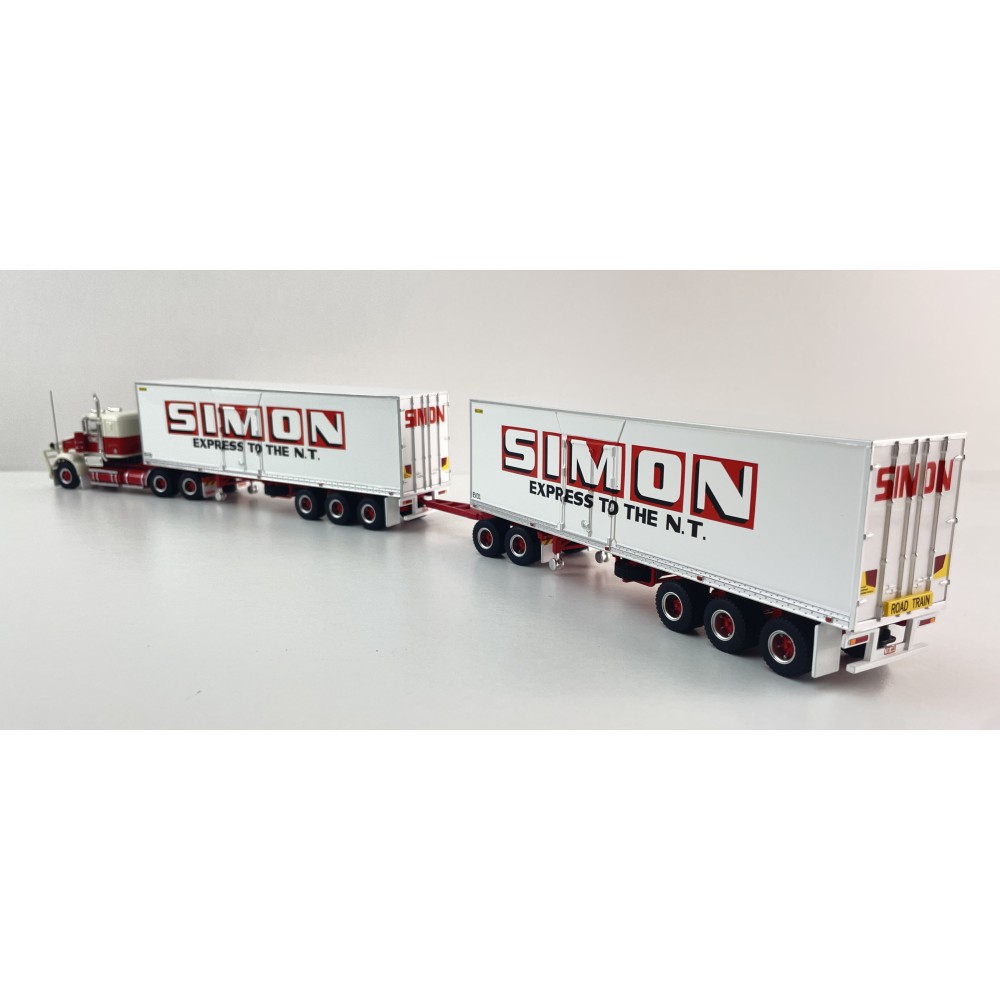 Highway Replicas 12037 Australian Kenworth SAR Reefer Road Train Freight Simon National Carriers Scale 1:64