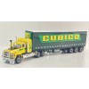 Highway Replicas 12038 Australian Mack Superliner Prime Mover Freight Semi Tautliner Trailer Cubico Scale 1:64