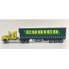 Highway Replicas 12038 Australian Mack Superliner Prime Mover Freight Semi Tautliner Trailer Cubico Scale 1:64