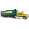 Highway Replicas 12038 Australian Mack Superliner Prime Mover Freight Semi Tautliner Trailer Cubico Scale 1:64