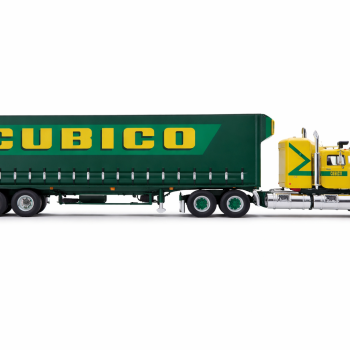 Highway Replicas 12038 Australian Mack Superliner Prime Mover Freight Semi Tautliner Trailer Cubico Scale 1:64