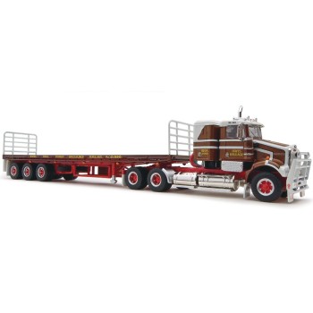 Highway Replicas 12042 Australian Kenworth SAR Truck Flattop Semi Trailer Hayes Haulage Scale 1:64