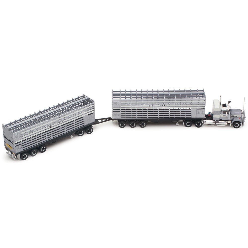 Highway Replicas 12044 Mack Superliner Truck Livestock Road Train 10th Anniversary Scale 1:64