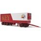 Highway Replicas 12954 Australian Freight Road Train Trailer Thermo King Maxicube with Dolly KEY - Scale 1:64