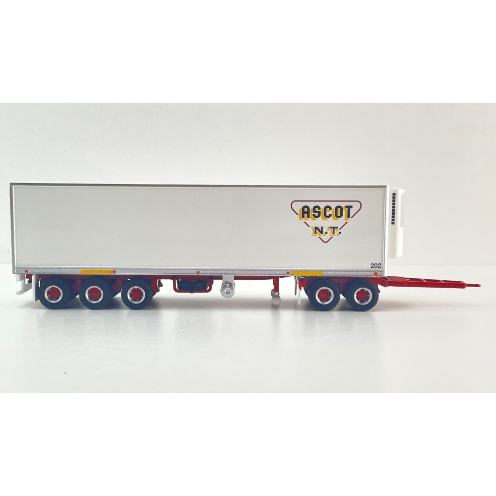 Highway Replicas 12965 Australian Road Train Freight Trailer with Dolly Ascot NT - Scale 1:64