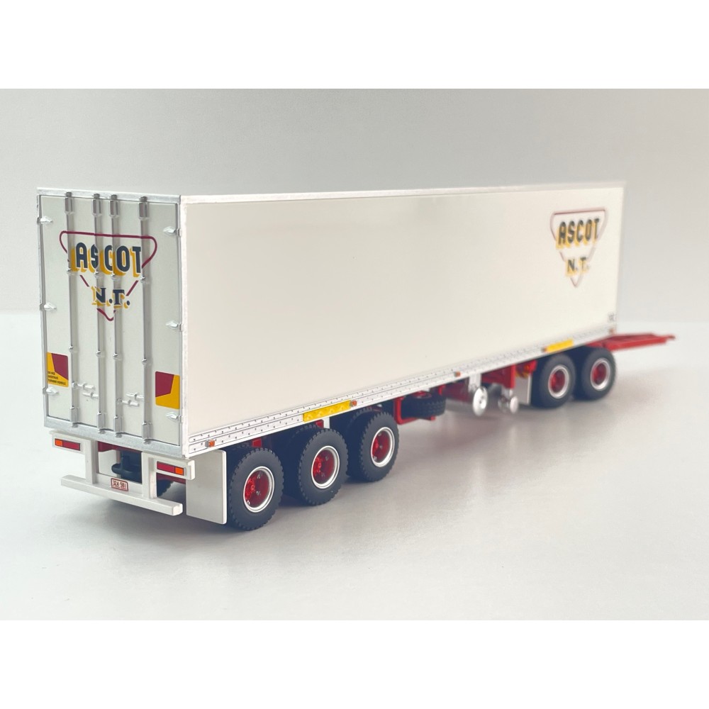 Highway Replicas 12965 Australian Road Train Freight Trailer with Dolly Ascot NT - Scale 1:64