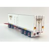 Highway Replicas 12965 Australian Road Train Freight Trailer with Dolly Ascot NT - Scale 1:64