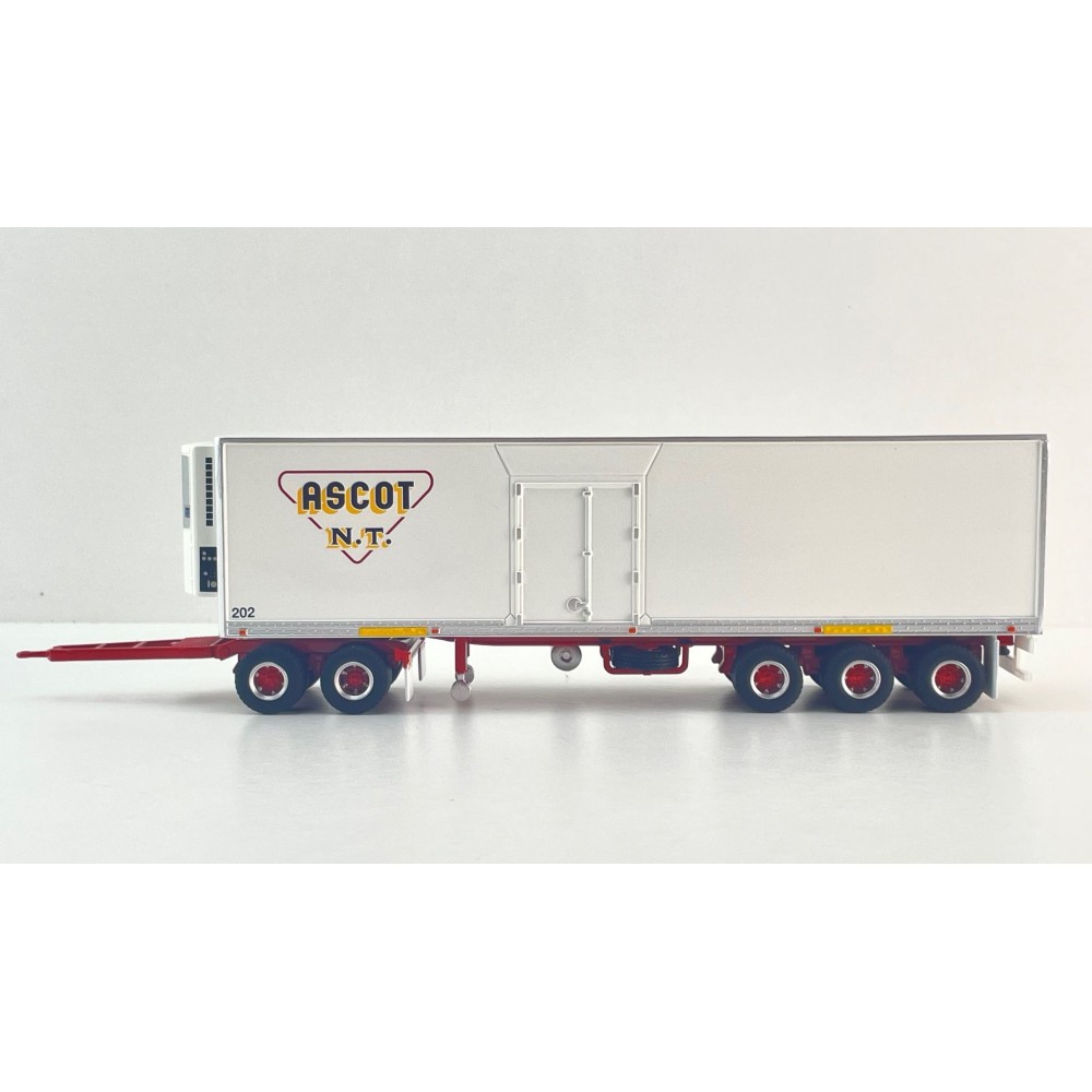 Highway Replicas 12965 Australian Road Train Freight Trailer with Dolly Ascot NT - Scale 1:64