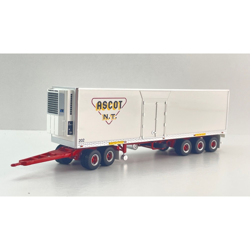Highway Replicas 12965 Australian Road Train Freight Trailer with Dolly Ascot NT - Scale 1:64