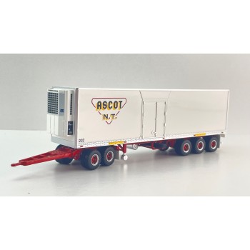 Highway Replicas 12965 Australian Road Train Freight Trailer with Dolly Ascot NT - Scale 1:64