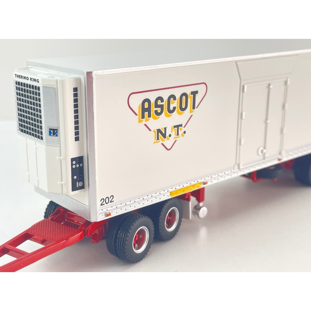 Highway Replicas 12965 Australian Road Train Freight Trailer with Dolly Ascot NT - Scale 1:64
