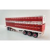 Highway Replicas 12967 Australian Livestock Road Train Trailer with Dolly Victoria River Transport - Scale 1:64