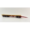 Highway Replicas 12969 Australian Flat Top Road Train Trailer with Dolly Neil Mansell Transport - Scale 1:64