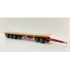 Highway Replicas 12969 Australian Flat Top Road Train Trailer with Dolly Neil Mansell Transport - Scale 1:64