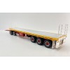 Highway Replicas 12969 Australian Flat Top Road Train Trailer with Dolly Neil Mansell Transport - Scale 1:64