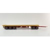 Highway Replicas 12969 Australian Flat Top Road Train Trailer with Dolly Neil Mansell Transport - Scale 1:64