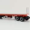 Highway Replicas 12970 Australian Flat Top Road Train Trailer with Dolly Brambles Manford - Scale 1:64