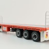 Highway Replicas 12970 Australian Flat Top Road Train Trailer with Dolly Brambles Manford - Scale 1:64