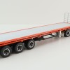 Highway Replicas 12970 Australian Flat Top Road Train Trailer with Dolly Brambles Manford - Scale 1:64