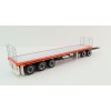 Highway Replicas 12970 Australian Flat Top Road Train Trailer with Dolly Brambles Manford - Scale 1:64