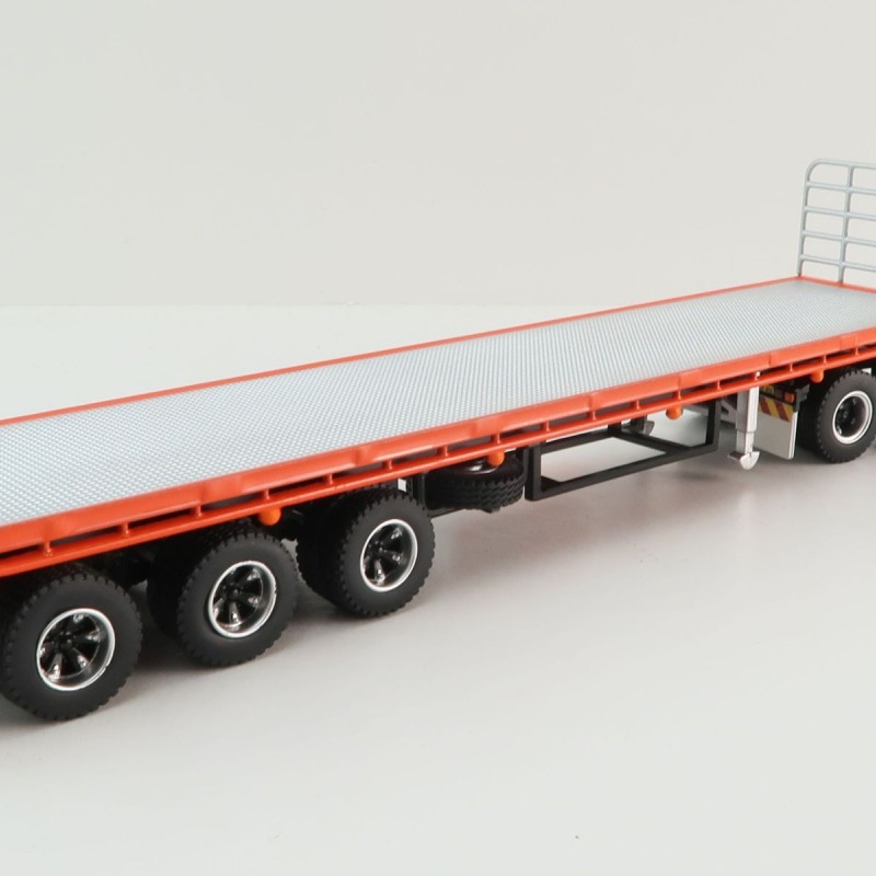 Highway Replicas 12970 Australian Flat Top Road Train Trailer with Dolly Brambles Manford - Scale 1:64