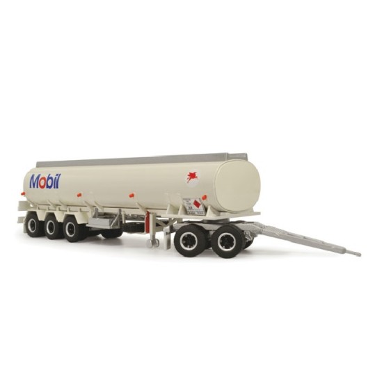 Highway Replicas 12972 Australian Tanker Road Train Trailer Mobil Oil - Scale 1:64