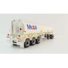 Highway Replicas 12972 Australian Tanker Road Train Trailer Mobil Oil - Scale 1:64