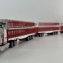 Highway Replicas Australian Mack Superliner Truck Livestock Road Train + extra Trailer Victoria River Transport 1:64