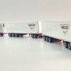 Highway Replicas Kenworth K100 Truck Road Train + Extra Box Trailer Ascot NT - Scale 1:64