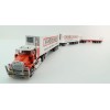 Highway Replicas Kenworth SAR Truck Road Train + Extra Flattop Trailer Brambles Manford - Scale 1:64