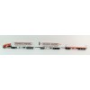 Highway Replicas Kenworth SAR Truck Road Train + Extra Flattop Trailer Brambles Manford - Scale 1:64