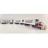 Highway Replicas Kenworth SAR Truck Road Train + Extra Reefer Trailer Simon National Carriers Scale 1:64