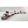 Highway Replicas Kenworth SAR Truck Road Train + Extra Reefer Trailer Simon National Carriers Scale 1:64