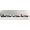 Highway Replicas Kenworth SAR Truck Road Train + Extra Reefer Trailer Simon National Carriers Scale 1:64