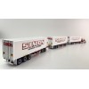 Highway Replicas Kenworth SAR Truck Road Train + Extra Reefer Trailer Simon National Carriers Scale 1:64