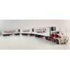 Highway Replicas Kenworth SAR Truck Road Train + Extra Reefer Trailer Simon National Carriers Scale 1:64