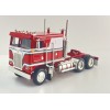 MJ Diecast - Australian Kenworth K100 6x4 Prime Mover Truck Red White BJ Bear Style - Scale 1:64