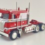 MJ Diecast - Australian Kenworth K100 6x4 Prime Mover Truck Red White BJ Bear Style - Scale 1:64