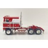 MJ Diecast - Australian Kenworth K100 6x4 Prime Mover Truck Red White BJ Bear Style - Scale 1:64