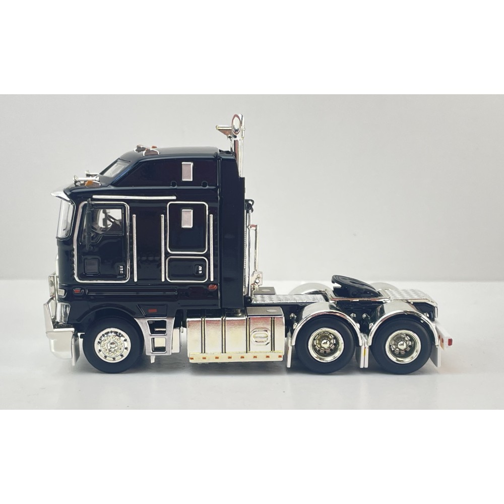 MJ Diecast - Australian Kenworth K200 2.8 6x4 Prime Mover Truck Black - Scale 1:64