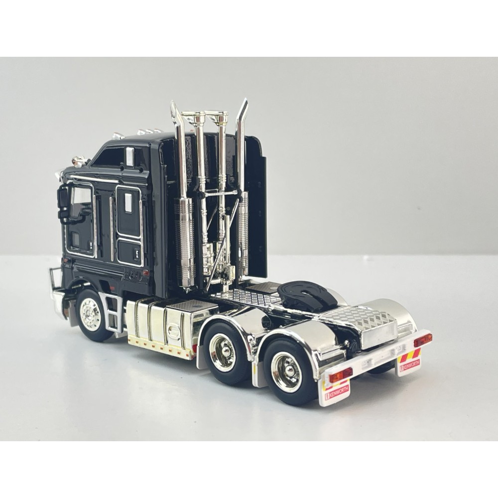 MJ Diecast - Australian Kenworth K200 2.8 6x4 Prime Mover Truck Black - Scale 1:64