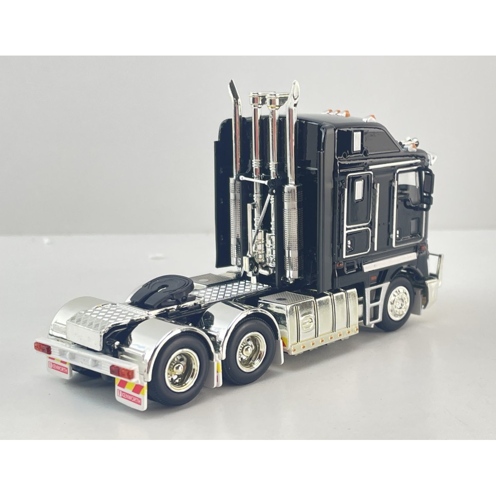 MJ Diecast - Australian Kenworth K200 2.8 6x4 Prime Mover Truck Black - Scale 1:64