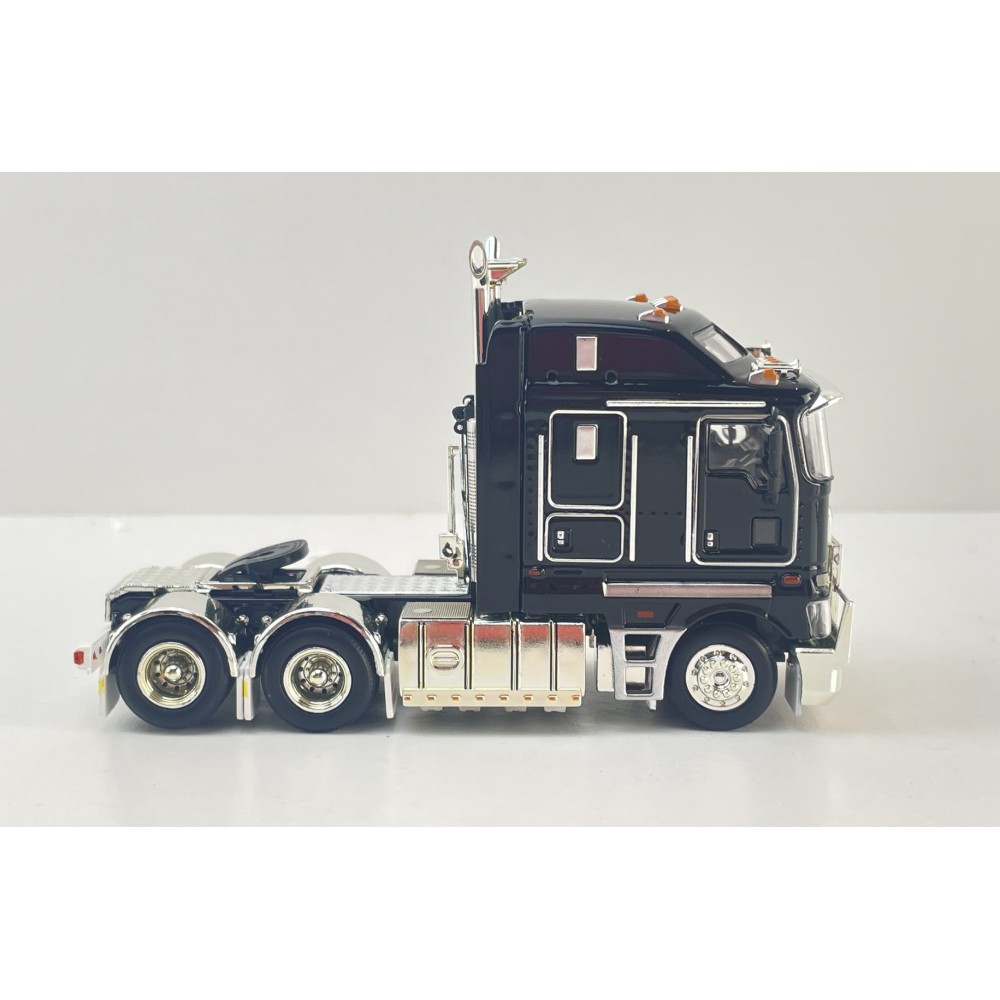MJ Diecast - Australian Kenworth K200 2.8 6x4 Prime Mover Truck Black - Scale 1:64