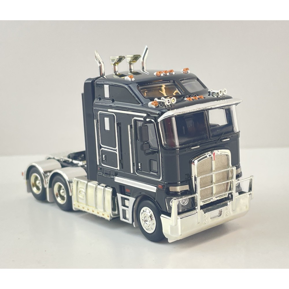 MJ Diecast - Australian Kenworth K200 2.8 6x4 Prime Mover Truck Black - Scale 1:64
