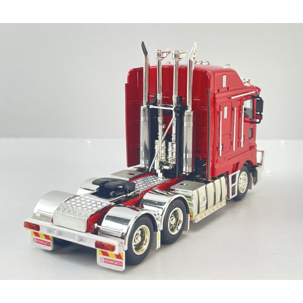 MJ Diecast - Australian Kenworth K200 2.8 6x4 Prime Mover Truck Red - Scale 1:64