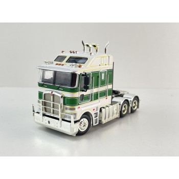 MJ Diecast - Australian Kenworth K200 2.8 Prime Mover Truck Green White Doolans Style  - Scale 1:64