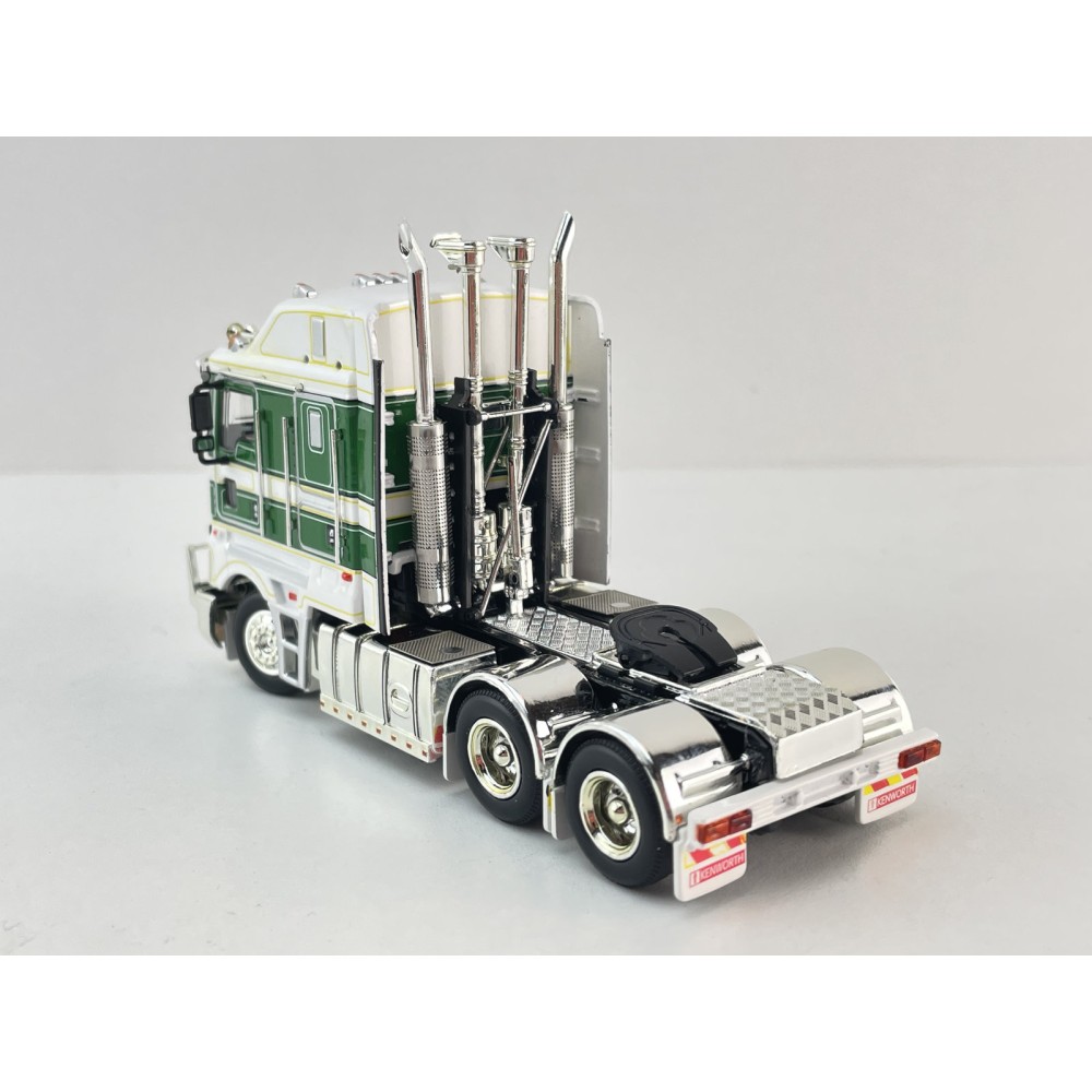 MJ Diecast - Australian Kenworth K200 2.8 Prime Mover Truck Green White Doolans Style  - Scale 1:64