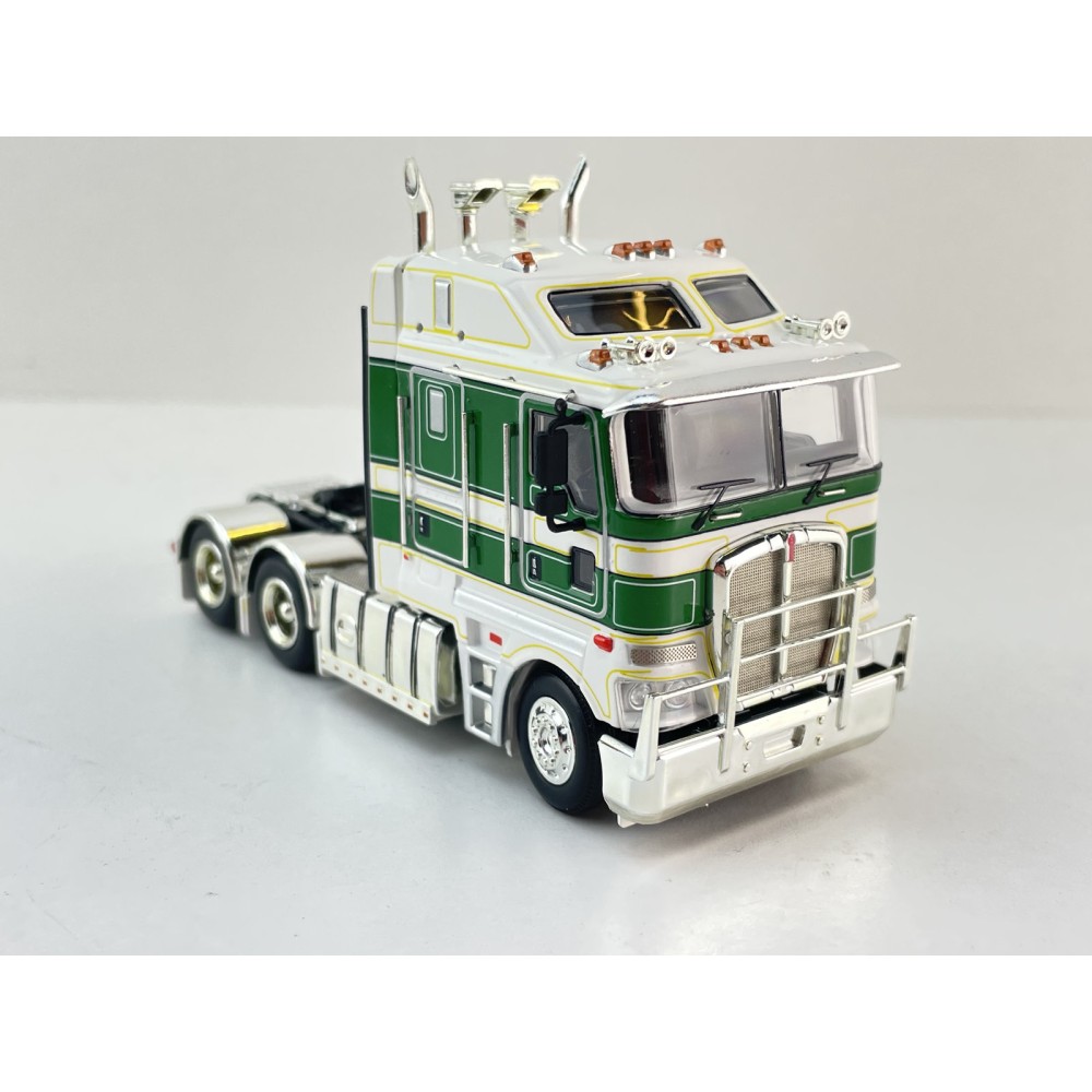 MJ Diecast - Australian Kenworth K200 2.8 Prime Mover Truck Green White Doolans Style  - Scale 1:64