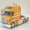 MJ Diecast - Australian Kenworth K200 2.8 Prime Mover Truck Yello White TJ Clark Style  - Scale 1:64
