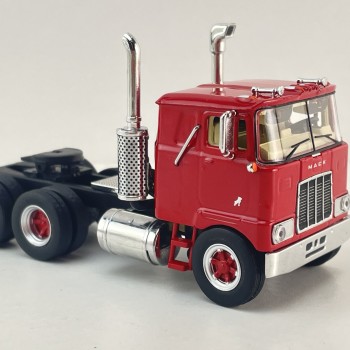 Top Shelf - 1962 Mack F700 6x4 Prime Mover Truck Red Diecast - Scale 1:64